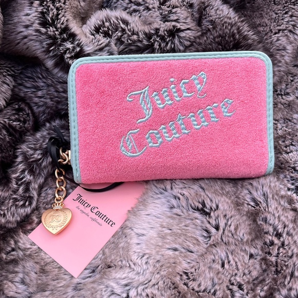 Juicy Couture Large Wallet Gelato On The Beach Pink Lemonade Past - Picture 1 of 6
